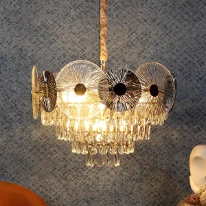 Silsica Gold Iron CHANDELIERS