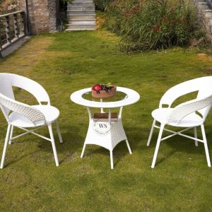Sienna 2 Seater Outdoor Set (White)