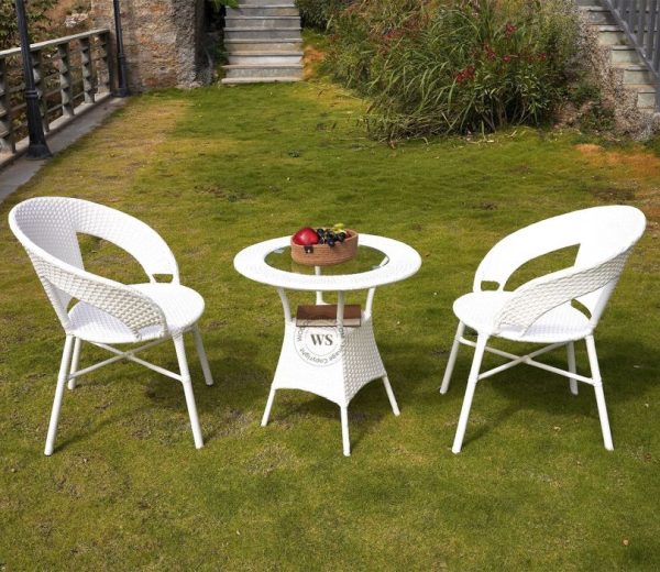 Sienna 2 Seater Outdoor Set (White)