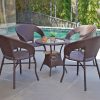 Milano 4 Seater Outdoor Set (Brown)