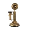 Brass Antique Candle Style Dummy Telephone Showpiece