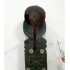 Giant Coconut grater vengai wood painted in green