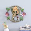 Decorative Ganesh Multicolour Metal Wall Art
