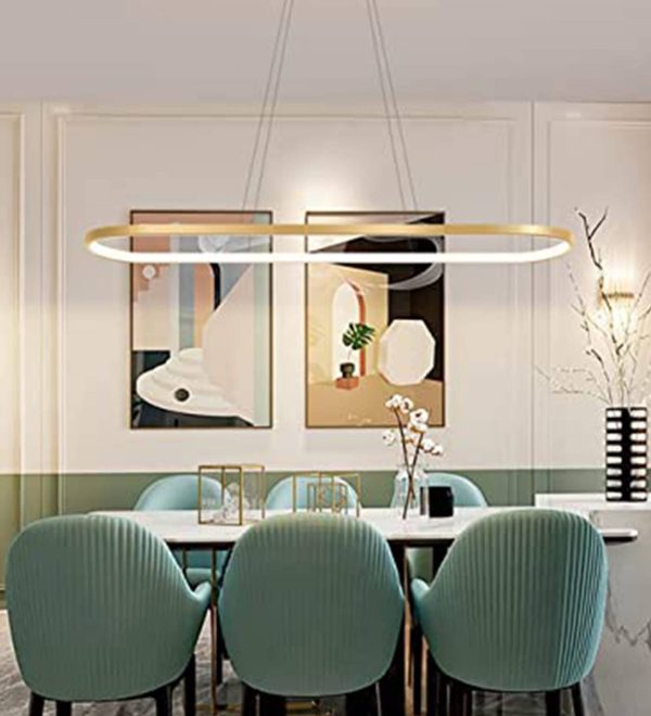 Troika Gold Aluminium & Acyrlic LED Ceiling Lights