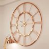 24 inches Rose Gold Grand Roman Wall Clock