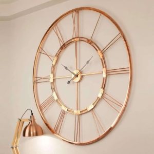 24 inches Rose Gold Grand Roman Wall Clock