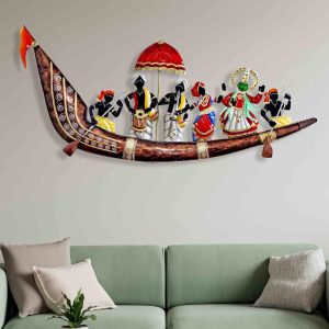 Iron Traditional Musician Ship Wall Art In Multicolor