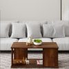 Noel Coffee Table In Brown Maple Finish