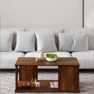 Noel Coffee Table In Brown Maple Finish