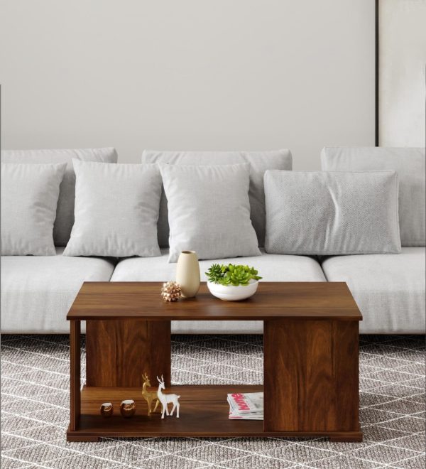 Noel Coffee Table In Brown Maple Finish