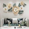 Spiroz Floral Multicolour Metal Wall Art