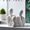 Wholeness Trio Embracing Family Sculpture (Set of 3)