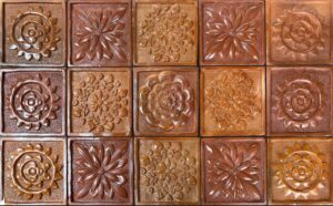 Wekarigar - Rectangle Terracotta designer tile